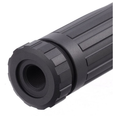 Action Army alumínium hangtompító AAP 169x35 mm, 14 mm CCW – fekete