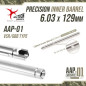 AA Precision belső cső AAP-01 GBB, 6,03 mm – 129 mm