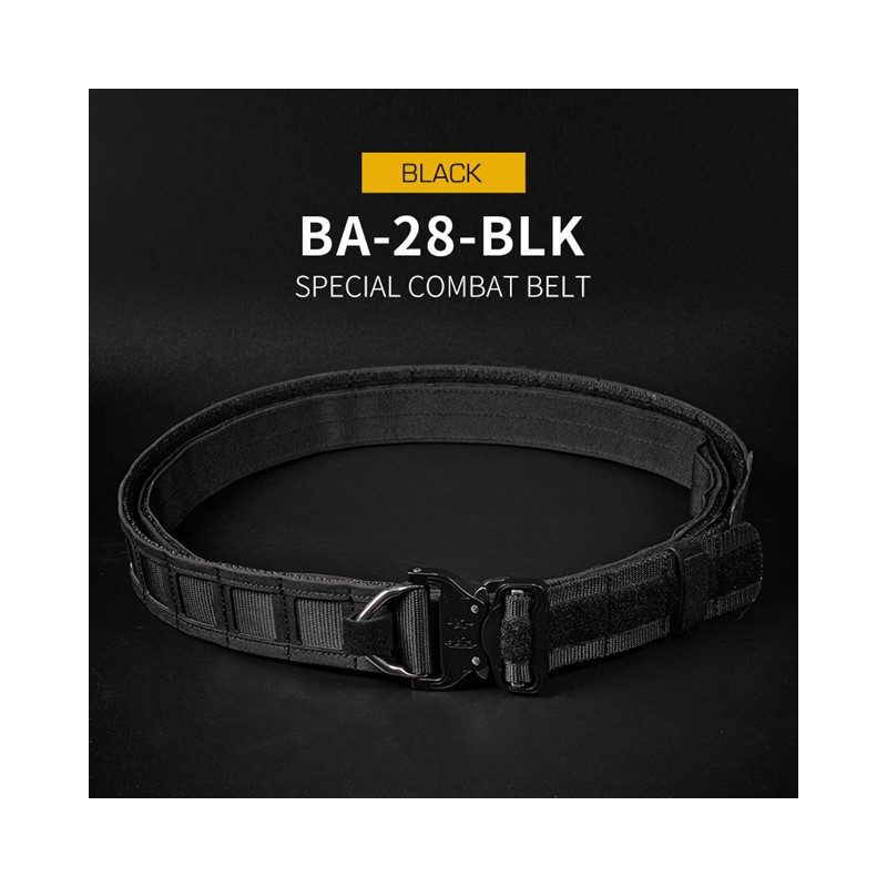 WST SPECIAL COMBAT MOLLE taktikai öv – fekete