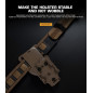 WST SPECIAL COMBAT MOLLE taktikai öv – fekete