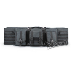 WoSporT Double Rifle Transport Case 107 × 28 × 10 cm – Black