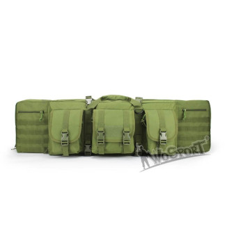 WoSporT kettős puska szállítótok 107 × 28 × 10 cm – zöld