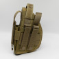 WST Universal MOLLE Pistol Holster, Right Handed – Black