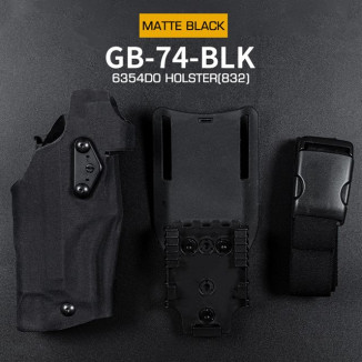 WoSporT 6354 DO tok Glock 17-hez X300 zseblámpával, jobb oldali (fekete)