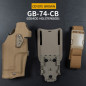 WST 6354 DO pisztolytáska Glock 17-hez, X300 zseblámpával, jobbkezes – Coyote WST 6354 DO pisztolytáska Glock 17-hez, X300 zseblámpával, jobbkezes – Coyote