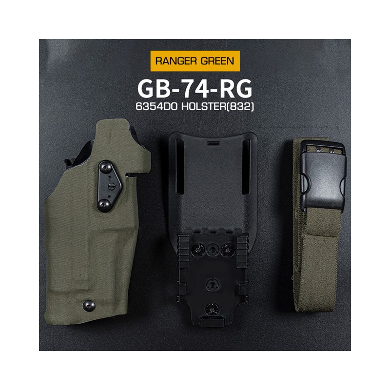 WoSporT 6354 DO tok Glock 17-hez, X300 zseblámpával, jobbkezes – Ranger Green WoSporT 6354 DO tok Glock 17-hez, X300 zseblámpával, jobbkezes – Ranger Green