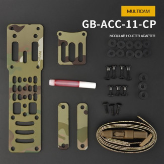 WoSporT Modular Aluminium Holster Platform – Multicam | ANAREUS
