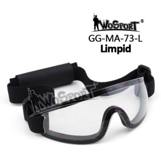 WoSporT MA-73 Airsoft Goggles, Clear Visor – Transparent | ANAREUS