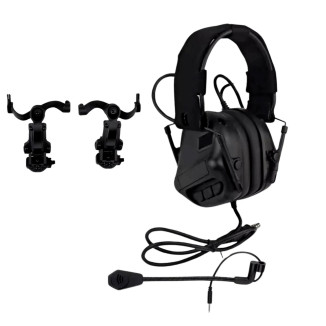 WoSporT AMP TYPE Gen5 Tactical Active Headset – Black | ANAREUS