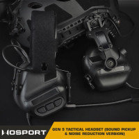 WoSporT AMP TYPE Gen5 taktikai aktív fejhallgató – zöld | ANAREUS