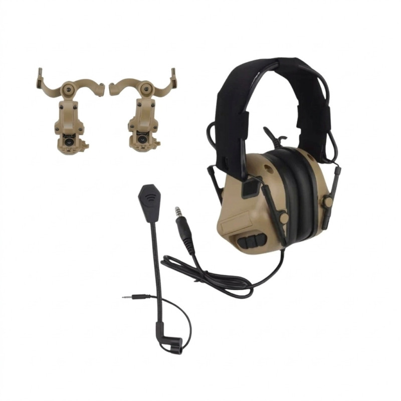 WoSporT AMP TYPE Gen5 Tactical Active Headset – Black | ANAREUS WoSporT AMP TYPE Gen5 Tactical Active Headset – Black | ANAREUS