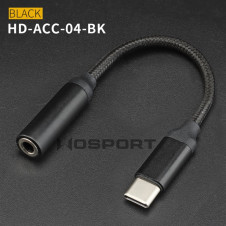 WoSporT USB-C Adapter for 3.5mm Jack – Black | ANAREUS EUROPE