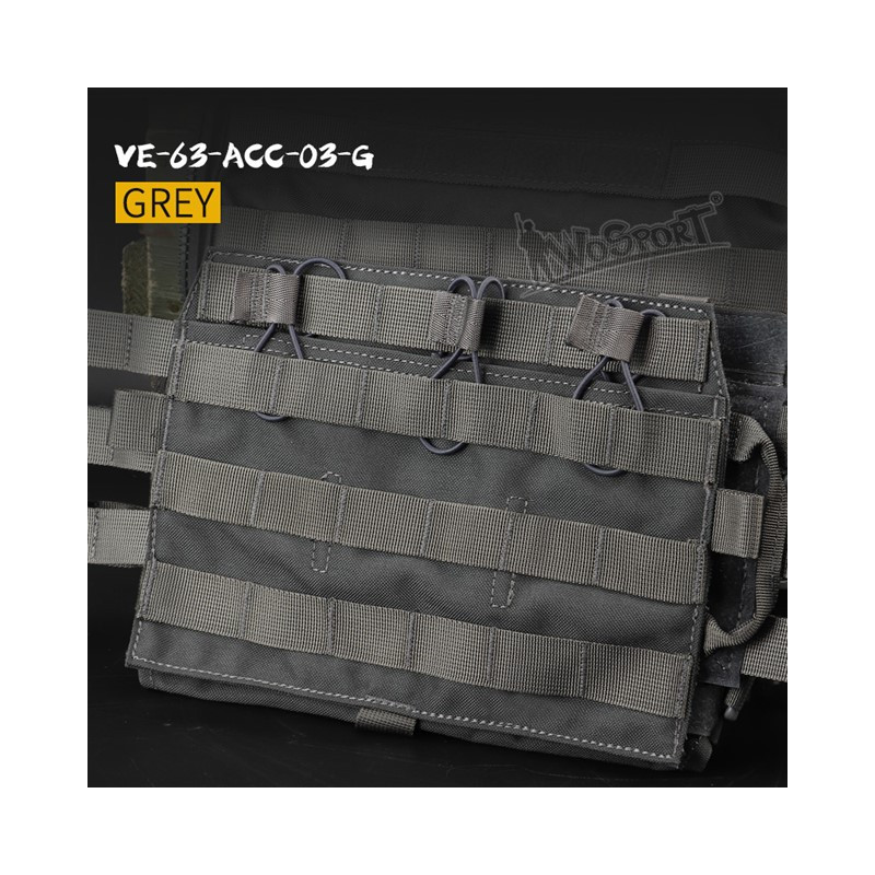 JPC vest 2.0 front accessory package standard triple package - Grey