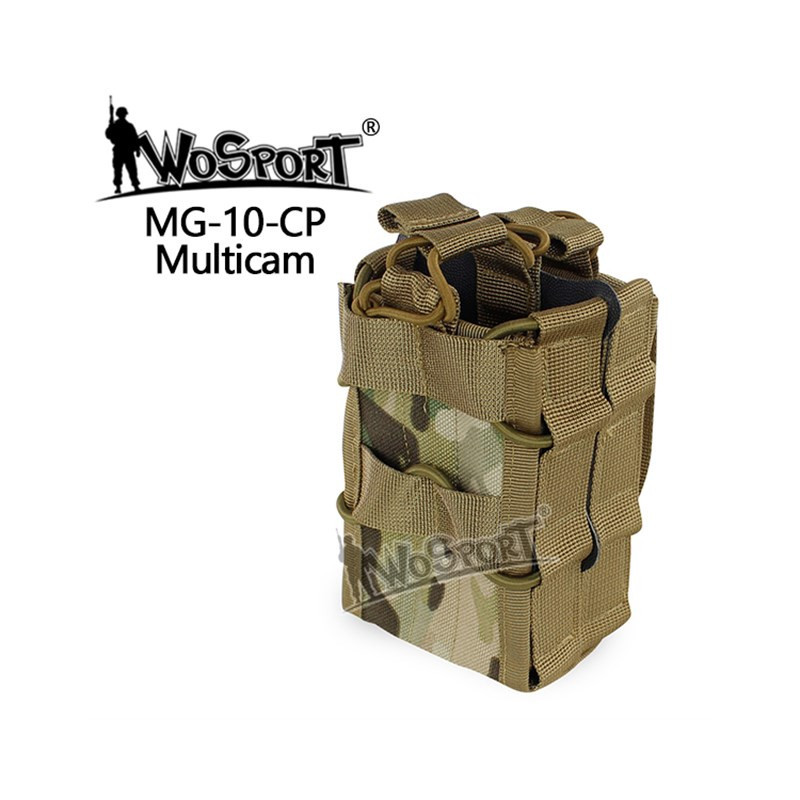 WST MOLLE DOUBLE BAG Pouch for 2 Rifle Magazines – MC