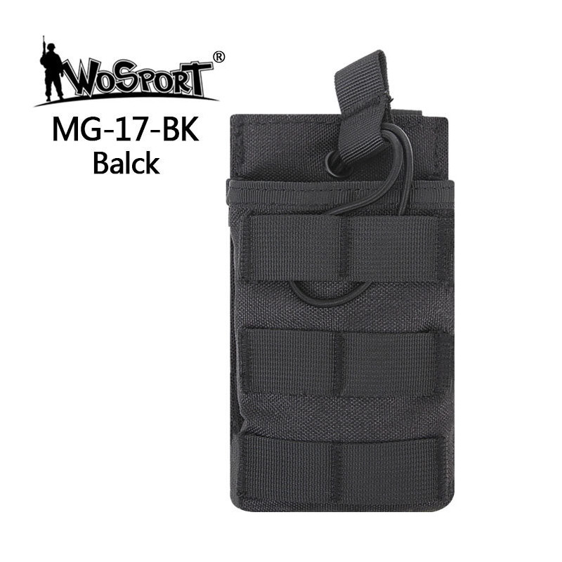 WoSporT nyitott MOLLE-táska G36 airsoft-tárhoz – fekete | ANAREUS WoSporT nyitott MOLLE-táska G36 airsoft-tárhoz – fekete | ANAREUS