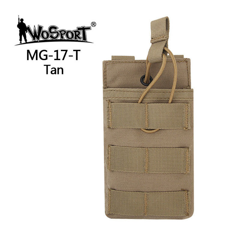 WoSporT Open MOLLE Pouch for G36 Magazine – Tan | ANAREUS WoSporT Open MOLLE Pouch for G36 Magazine – Tan | ANAREUS