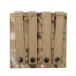 WST Open MOLLE Pouch for 2 × G36 Magazines – Tan
