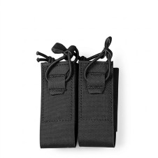 WoSporT DPMP MOLLE Double Pistol Magazine Pouch – Black | ANAREUS