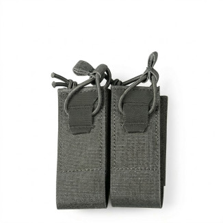 WoSporT DPMP MOLLE Double Pistol Magazine Pouch – Grey | ANAREUS