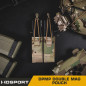 WST DPMP MOLLE kettős pisztolytárca – MC Black