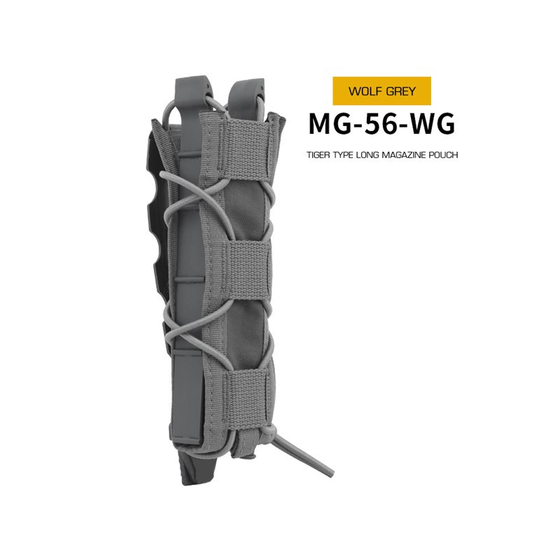 WoSporT TIGER típusú SMG-tár MOLLE-táska – szürke | ANAREUS WoSporT TIGER típusú SMG-tár MOLLE-táska – szürke | ANAREUS