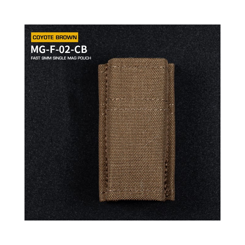 WoSporT FAST Type 9mm Pistol Magazine MOLLE Pouch – Coyote WoSporT FAST Type 9mm Pistol Magazine MOLLE Pouch – Coyote