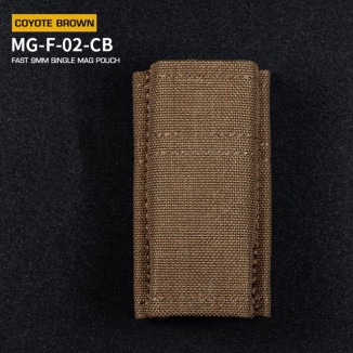 WoSporT FAST Type 9mm Pistol Magazine MOLLE Pouch – Coyote