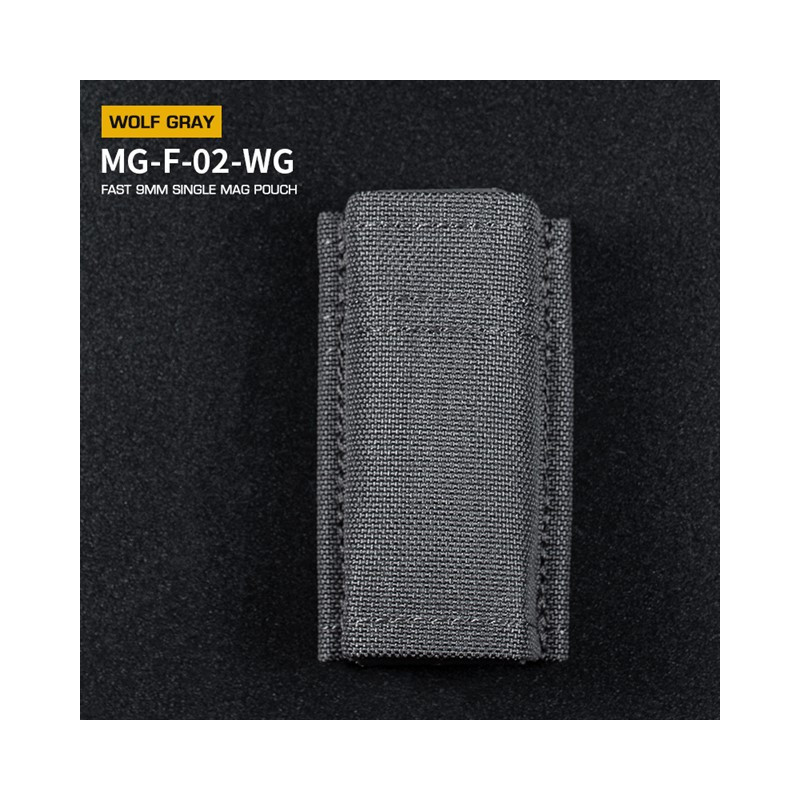WoSporT FAST 9 mm-es pisztoly-tár MOLLE-táska – szürke WoSporT FAST 9 mm-es pisztoly-tár MOLLE-táska – szürke