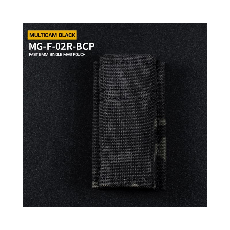 WST FAST 9 mm-es pisztoly-tár MOLLE-táska – MC fekete