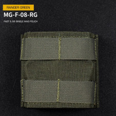 WoSporT FAST Type 5.56 (M4) Magazine MOLLE Pouch, Short – Ranger Green