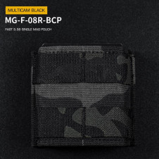 WoSporT FAST 5.56 (M4) tár MOLLE tok, rövid – Multicam fekete