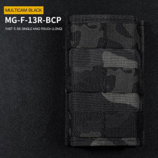 WoSporT FAST 5.56 (M4) Magazine MOLLE Pouch, Long – Multicam Black