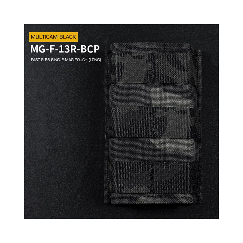 WST FAST Type 5.56 (M4) Magazine MOLLE Pouch, Long – MC Black