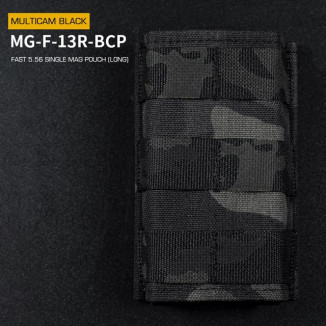 WoSporT FAST 5.56 (M4) tár MOLLE tok, hosszú – Multicam Black