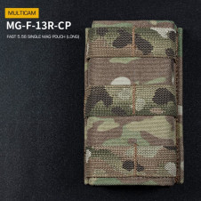 WoSporT FAST Type 5.56 (M4) Magazine MOLLE Pouch, Long – Multicam