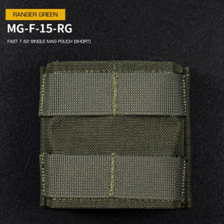 WoSporT FAST 7,62-es (DMR) tár MOLLE-táska – Ranger Green