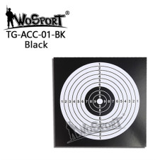 WoSporT 100 db edzőcéllap 140 × 140 mm – fekete | ANAREUS
