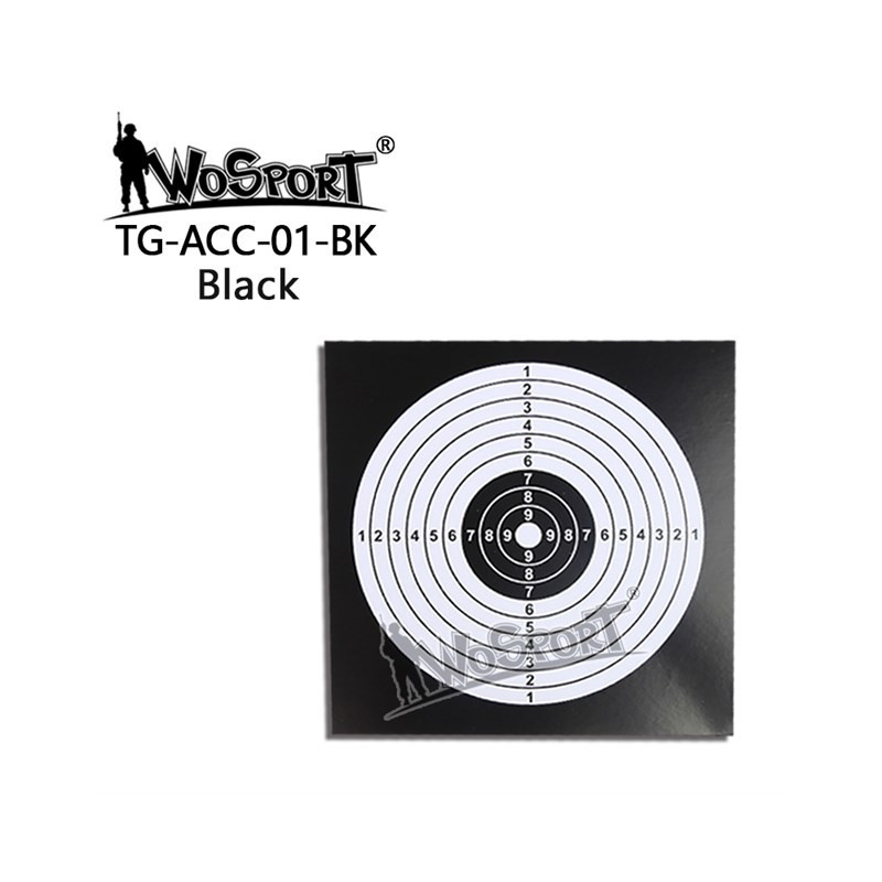 WoSporT 100 Pcs Training Target Sheets 140 × 140 mm – Black | ANAREUS WoSporT 100 Pcs Training Target Sheets 140 × 140 mm – Black | ANAREUS