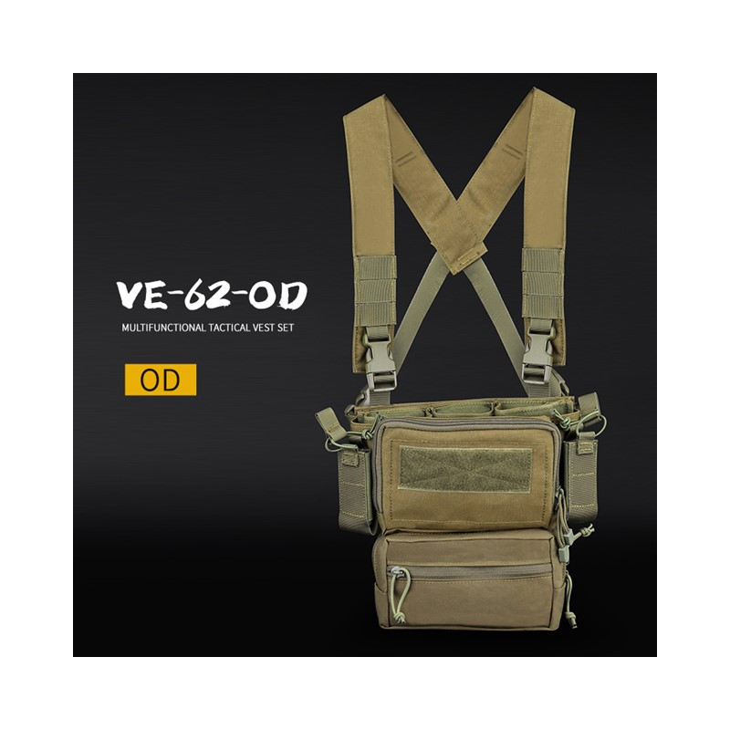WoSporT D3TMVS Tactical Chest Rig – Green | ANAREUS WoSporT D3TMVS Tactical Chest Rig – Green | ANAREUS