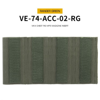 WoSporT MK4 Chest Rig 9mm / SMG Magazine Insert – Ranger Green