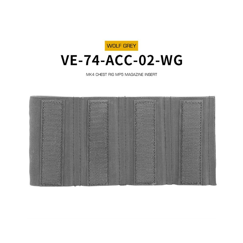 WST MK4 mellkasheveder 9 mm-es / SMG tárbetét – szürke