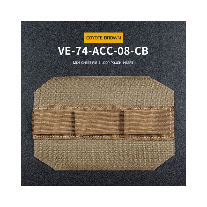WST MK4 mellkasheveder 40 mm-es gránátokhoz, három rekeszes – Coyote