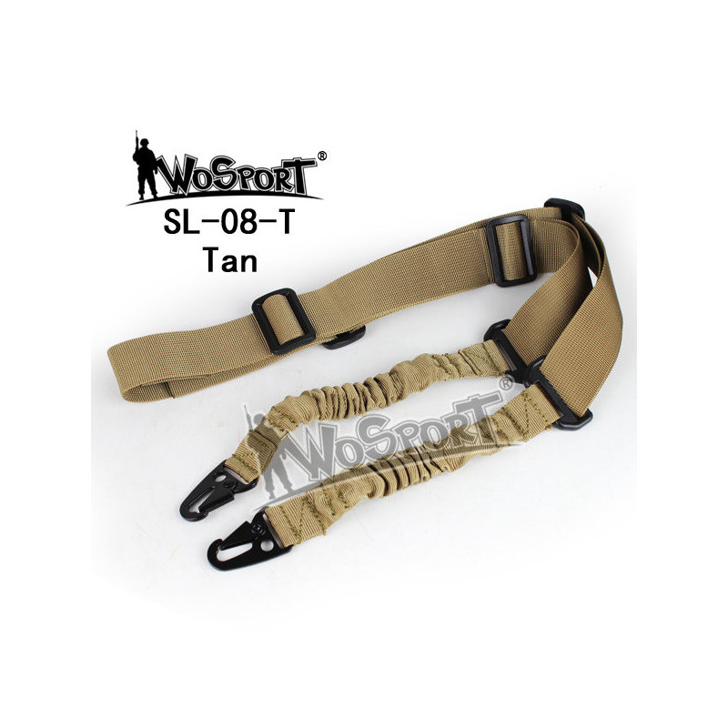 Tactical 1-point bungee sling, TAN Tactical 1-point bungee sling, TAN