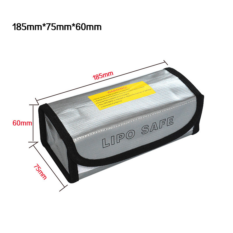 Safety Bag 60x75x185mm for Li-pol battery