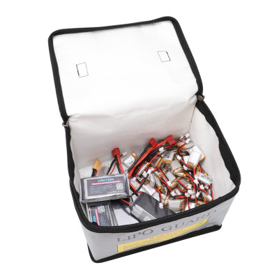 Biztonsági táska 145x165x215 mm-es Li-Pol akkumulátorhoz