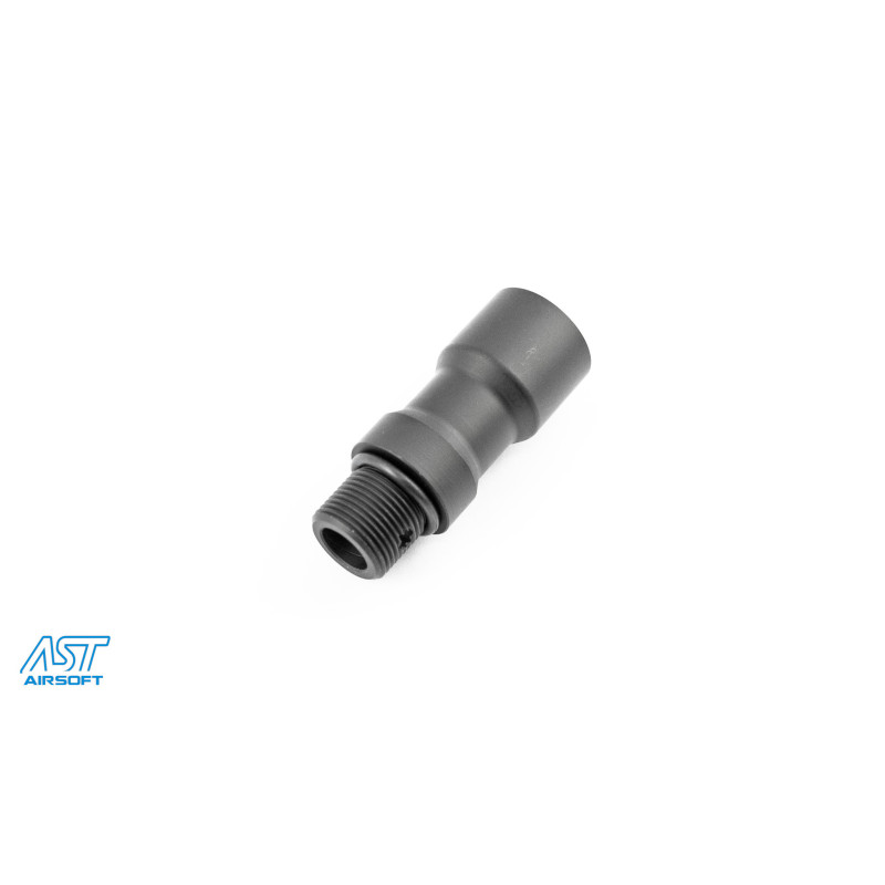 ML CNC Aluminum Outer Barrel Extension, 2" (50 mm) - Black