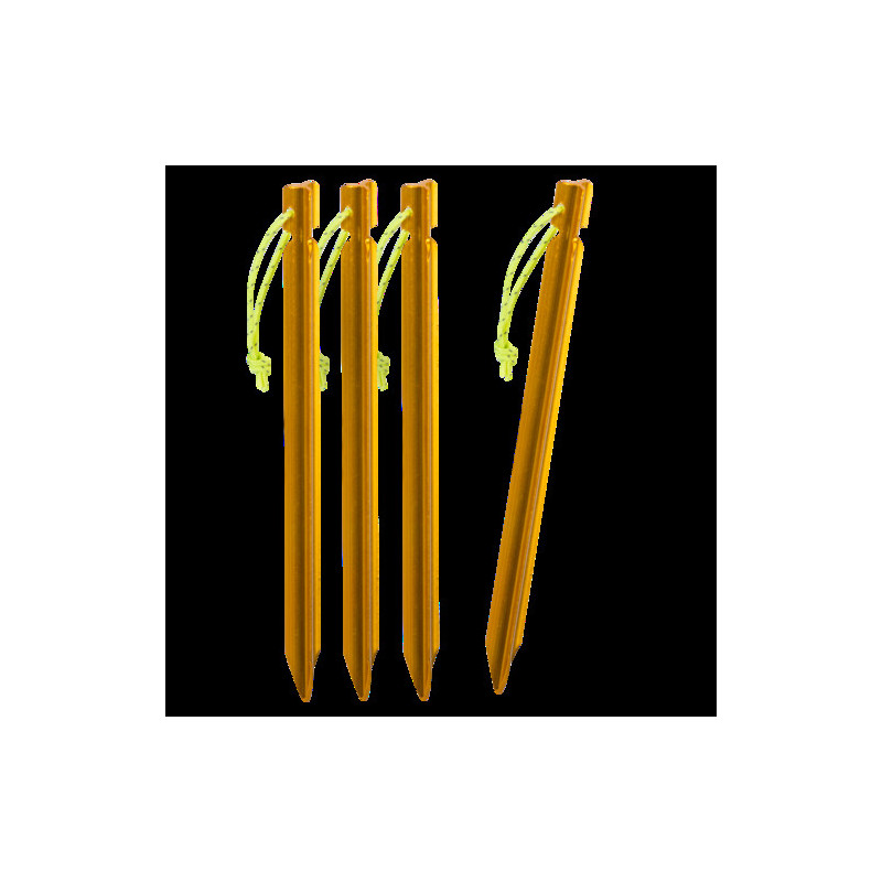 HELIKON TARP STAKES alumínium sátorcsapok (4 db) – narancssárga
