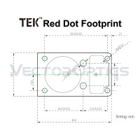 Vector Optics FRENZY 1x20x28 TEK™ Red Dot Sight - Black