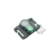 FMA MOLLE System Strobe Light Dark Earth, Black Case - Green