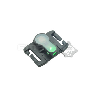 FMA MOLLE System Strobe Light Dark Earth, Black Case - Green